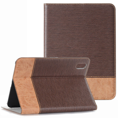 For iPad 10.9 (2022) Cross Texture PU Leather + PC Tablet Case Anti-drop Stand Wallet Protective Cover