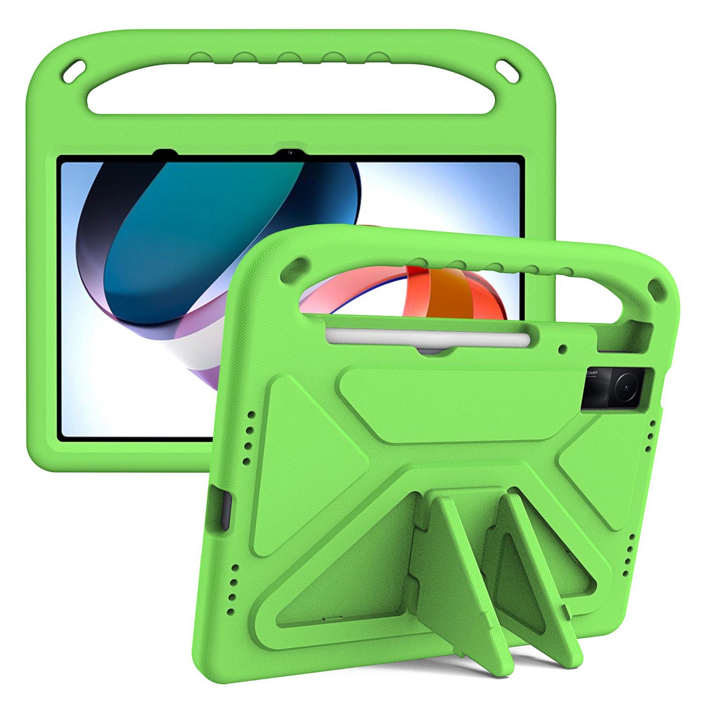 For Xiaomi Redmi Pad Drop-proof EVA Tablet Case Foldable Kickstand Portable Hand Grip Protective Cover