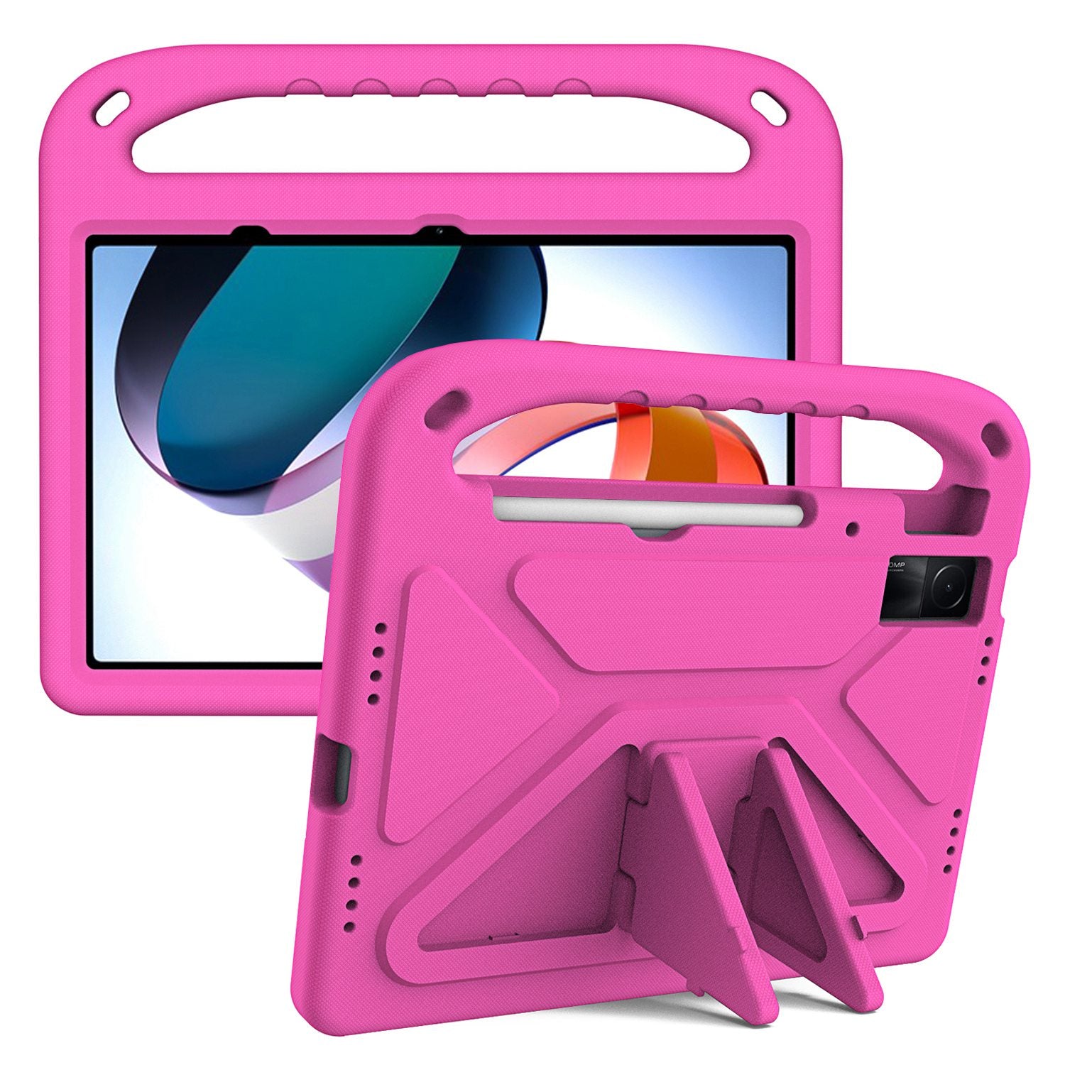 For Xiaomi Redmi Pad Drop-proof EVA Tablet Case Foldable Kickstand Portable Hand Grip Protective Cover