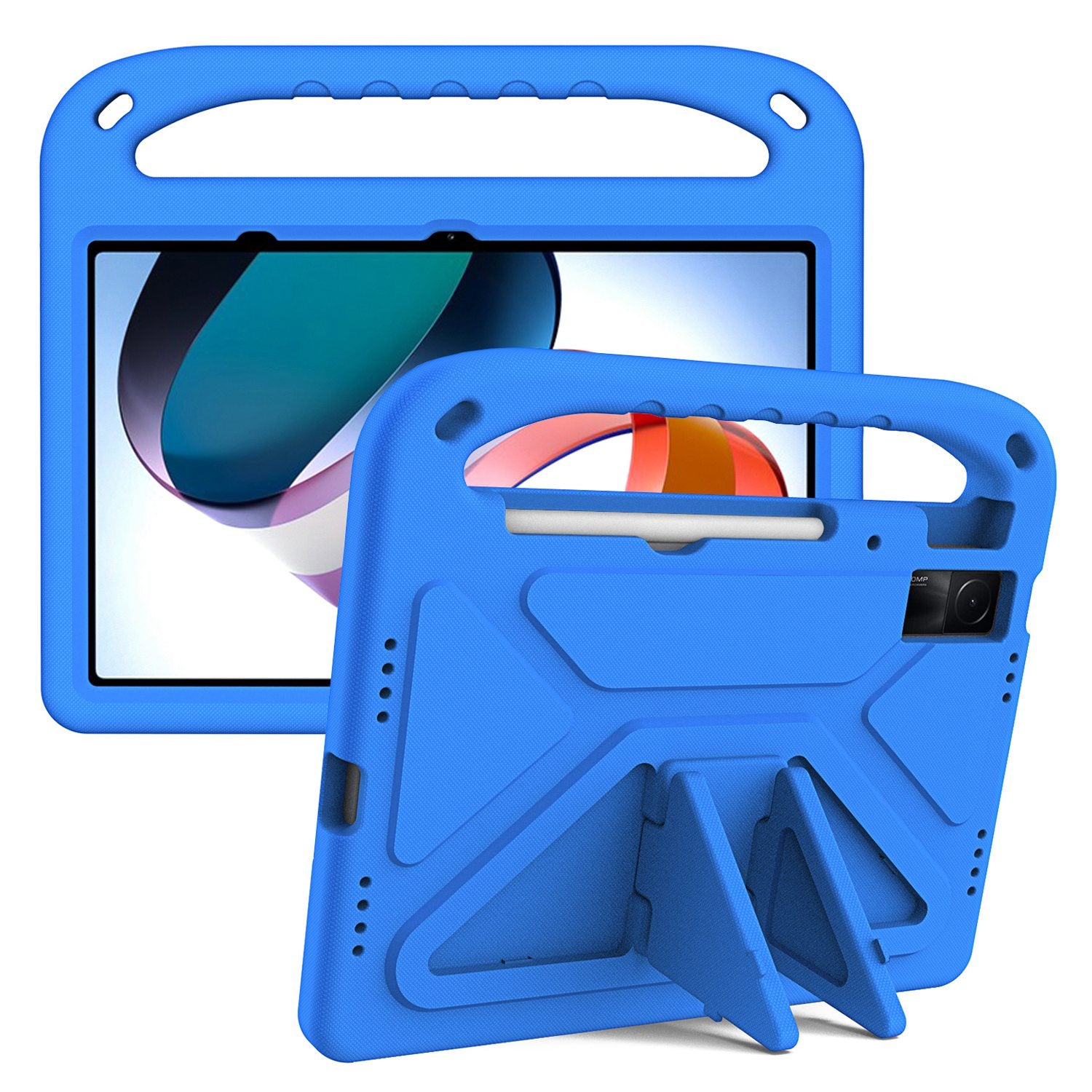 For Xiaomi Redmi Pad Drop-proof EVA Tablet Case Foldable Kickstand Portable Hand Grip Protective Cover