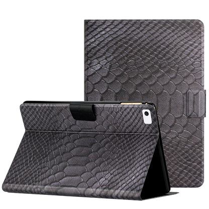 For iPad mini / mini 2 / mini 3 / mini 4 / mini (2019) 7.9 inch PU Leather Stand Folio Tablet Case Crocodile Pattern Printing Smart Cover with Card Holder