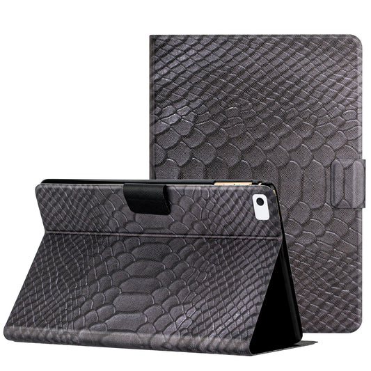 For iPad mini / mini 2 / mini 3 / mini 4 / mini (2019) 7.9 inch PU Leather Stand Folio Tablet Case Crocodile Pattern Printing Smart Cover with Card Holder