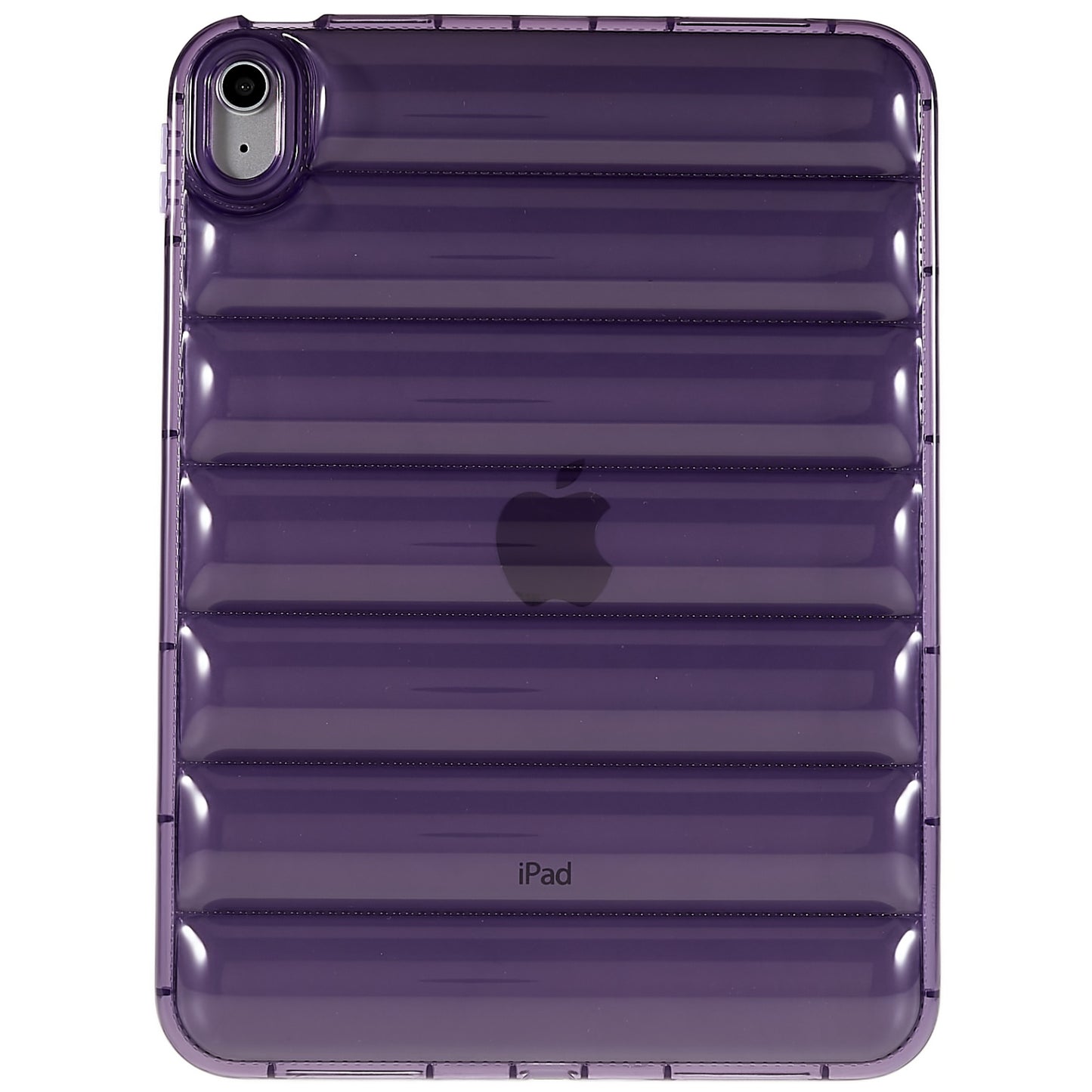 For iPad 10.9 (2022) Down Jacket Design Slim Phone Case Anti-drop Soft TPU Tablet Cover