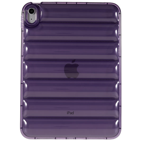 For iPad 10.9 (2022) Down Jacket Design Slim Phone Case Anti-drop Soft TPU Tablet Cover