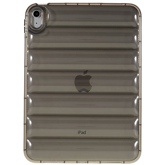 For iPad 10.9 (2022) Down Jacket Design Slim Phone Case Anti-drop Soft TPU Tablet Cover