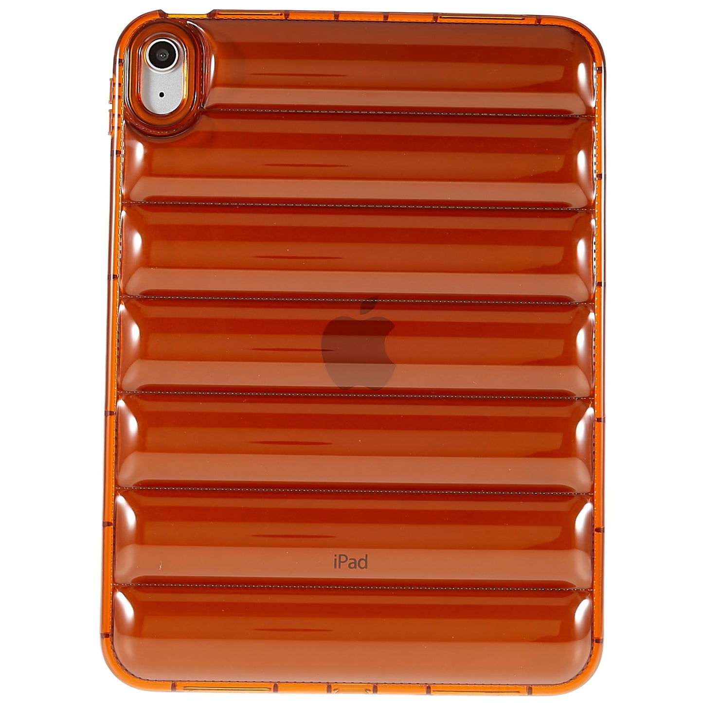 For iPad 10.9 (2022) Down Jacket Design Slim Phone Case Anti-drop Soft TPU Tablet Cover
