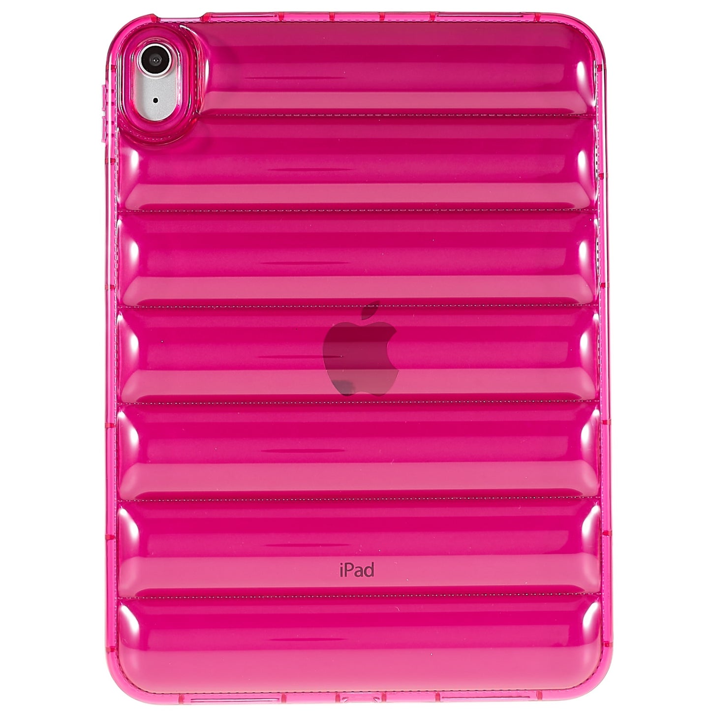 For iPad 10.9 (2022) Down Jacket Design Slim Phone Case Anti-drop Soft TPU Tablet Cover