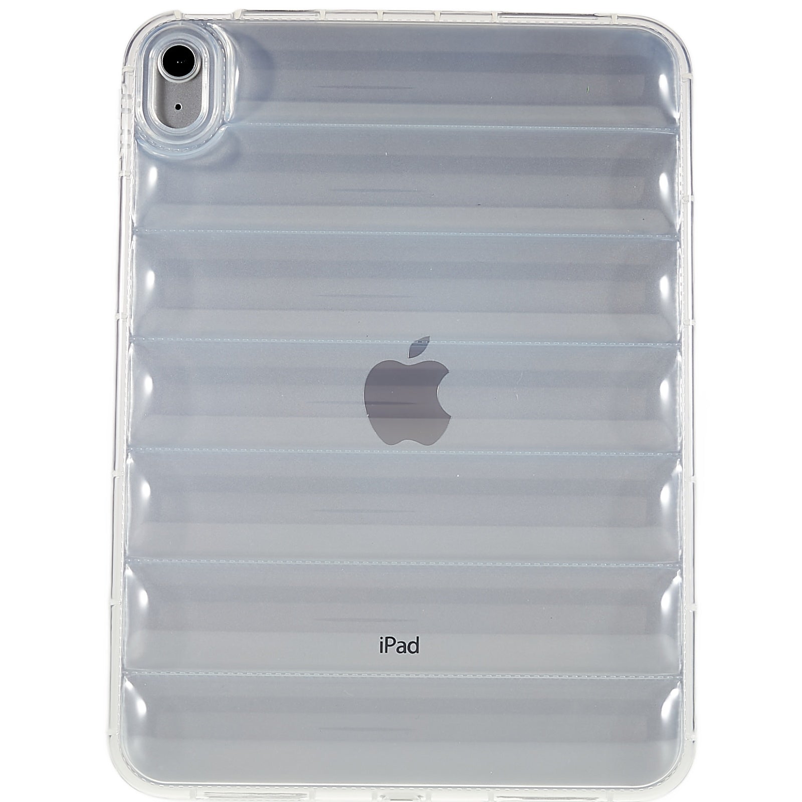 For iPad 10.9 (2022) Down Jacket Design Slim Phone Case Anti-drop Soft TPU Tablet Cover