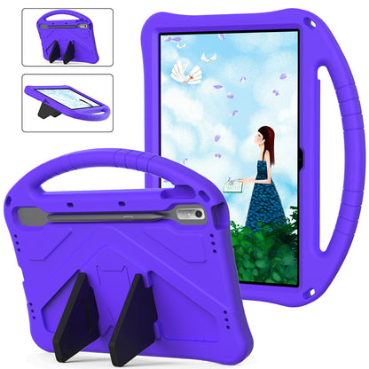 Tablet Case for Lenovo Tab P11 Pro Gen 2, Portable Handle Foldable Kickstand Shockproof EVA Protective Cover
