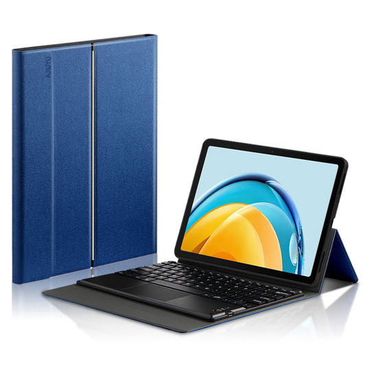 JIUYU For Huawei MatePad SE 10.4 inch 2022 PU Leather Tablet Case Stand Protective Cover with Magnetic Detachable Keyboard