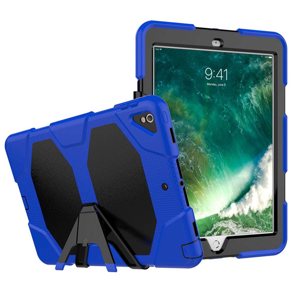 For iPad Air 10.5 inch (2019) / iPad Pro 10.5-inch (2017) Rugged Protective Tablet Case Shockproof PC + Silicone Kickstand  Cover