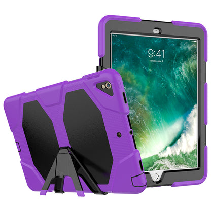 For iPad Air 10.5 inch (2019) / iPad Pro 10.5-inch (2017) Rugged Protective Tablet Case Shockproof PC + Silicone Kickstand  Cover