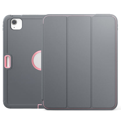 For iPad Pro 12.9 (2018) / (2020) / (2021) / (2022) PU Leather Auto Sleep / Wake Smart Tablet Case PC+TPU Protective Stand Folio Cover with Pencil Holder