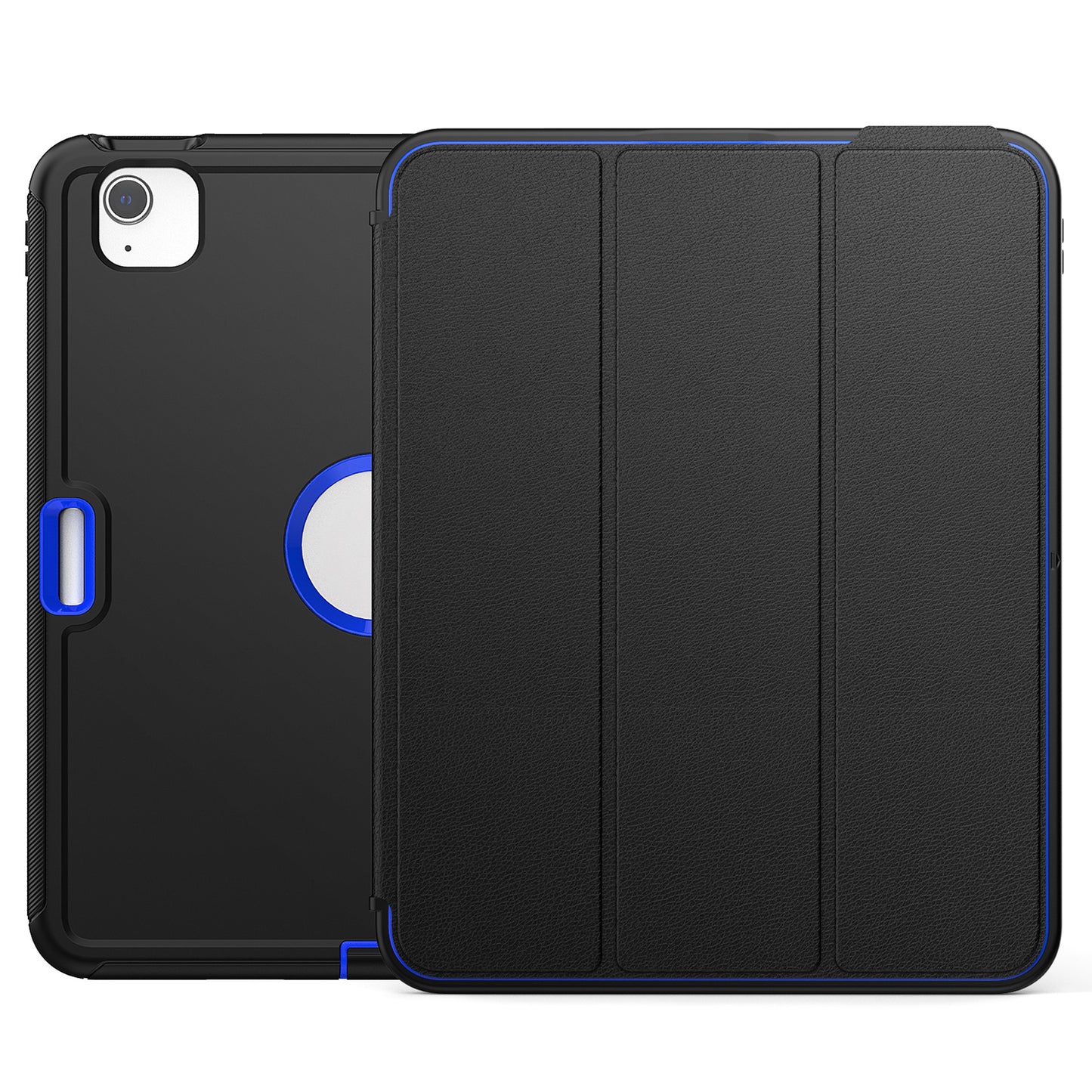 For iPad Pro 12.9 (2018) / (2020) / (2021) / (2022) PU Leather Auto Sleep / Wake Smart Tablet Case PC+TPU Protective Stand Folio Cover with Pencil Holder