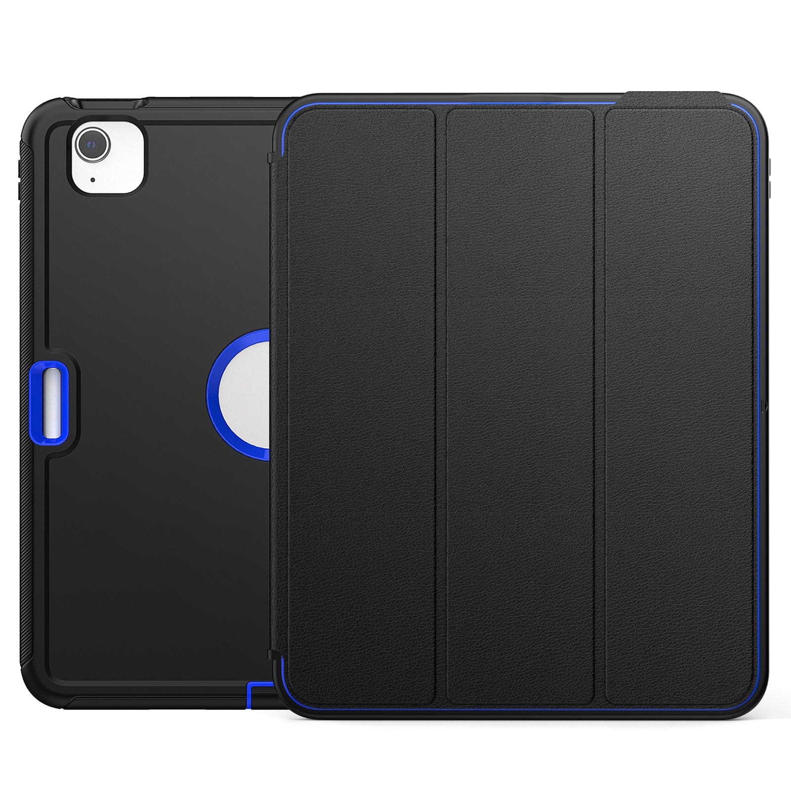 For iPad Pro 12.9 (2018) / (2020) / (2021) / (2022) PU Leather Auto Sleep / Wake Smart Tablet Case PC+TPU Protective Stand Folio Cover with Pencil Holder