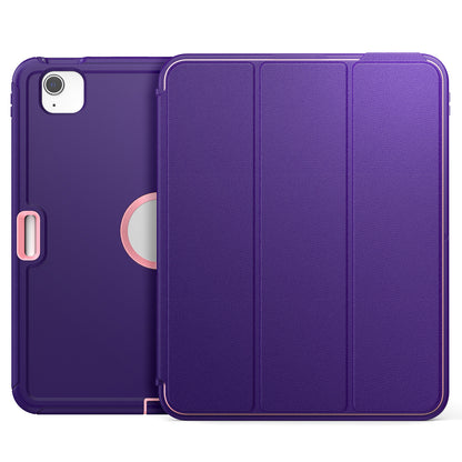 For iPad Pro 12.9 (2018) / (2020) / (2021) / (2022) PU Leather Auto Sleep / Wake Smart Tablet Case PC+TPU Protective Stand Folio Cover with Pencil Holder