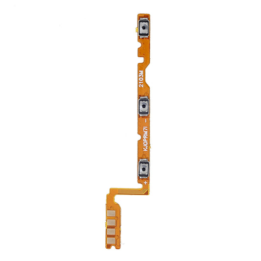 For Realme C17 RMX2101 / 7i (Asia) RMX2103 Power On/Off and Volume Flex Cable Replace Part (without Logo)