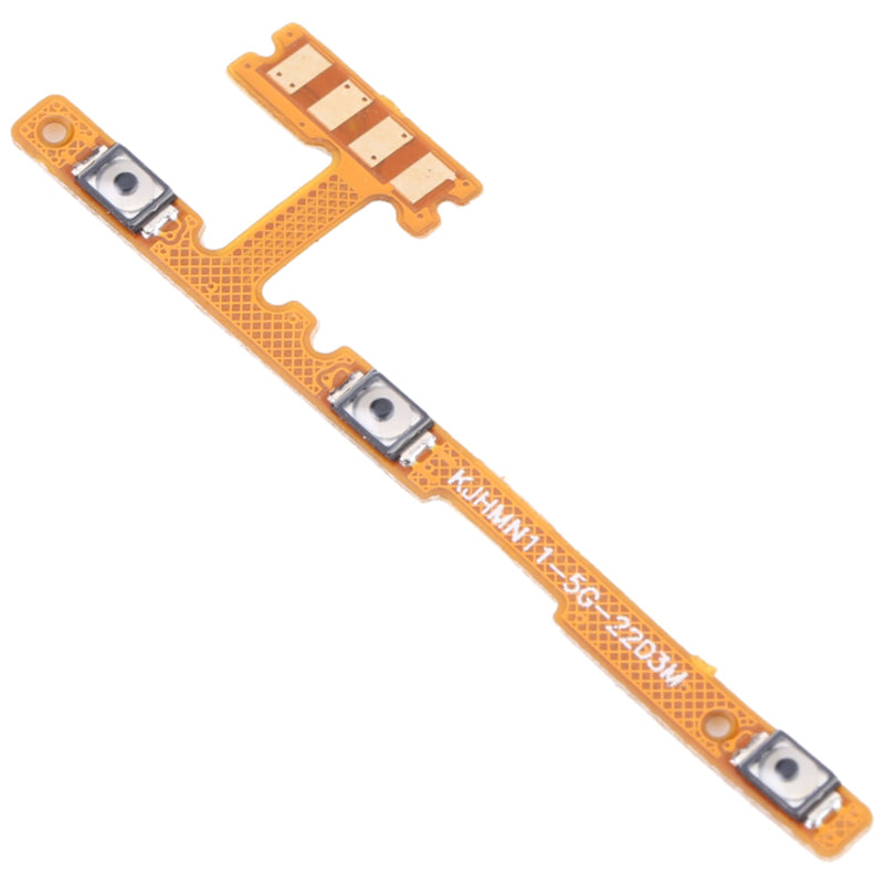 For Xiaomi Redmi Note 11T 5G / Redmi Note 11S 5G / Poco M4 Pro 5G Power On / Off and Volume Flex Cable Replacement Part (without Logo)