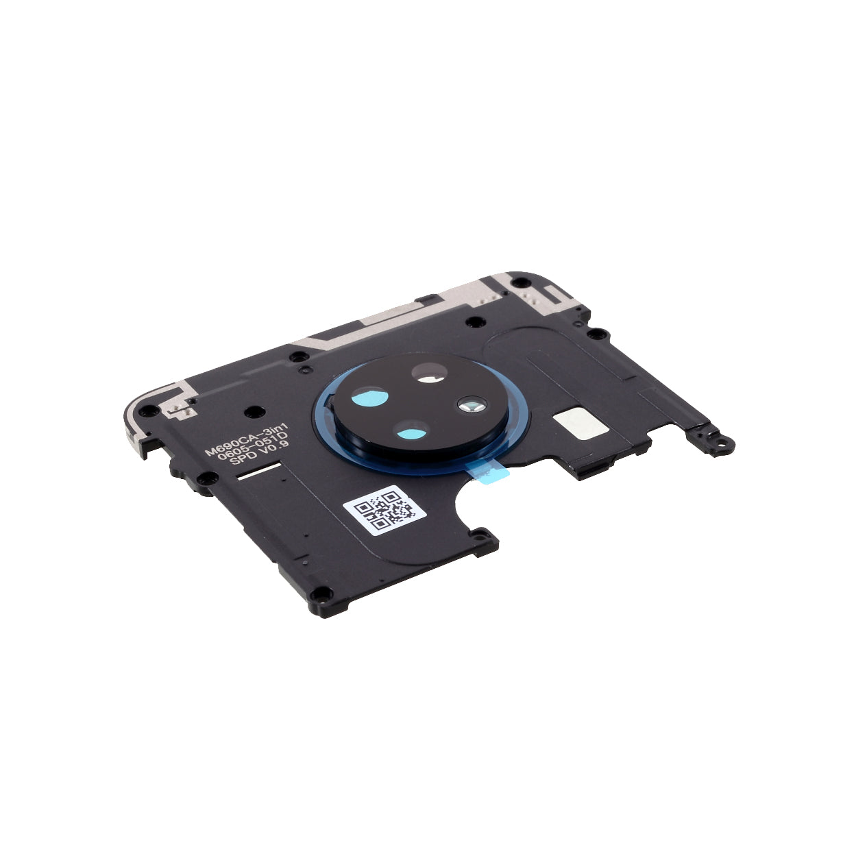 OEM Mainboard Plate Cover + Camera Lens Ring Cover Part for Nokia 6.2