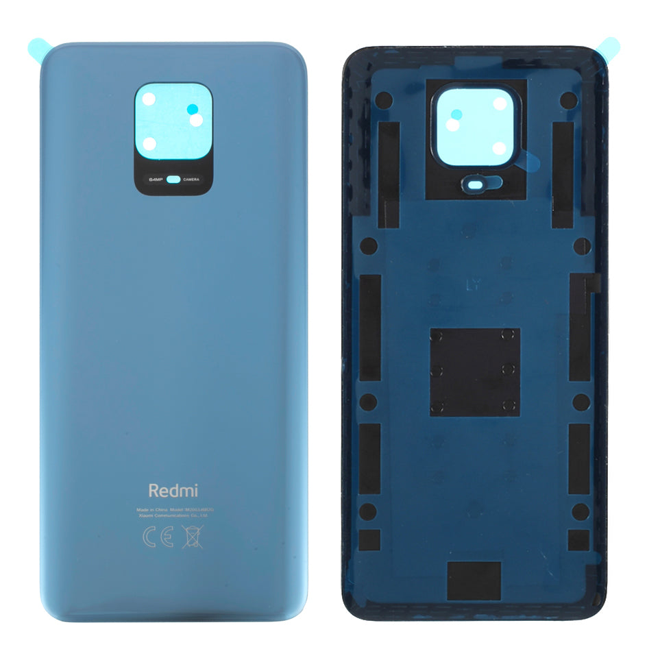 OEM Back Battery Housing Cover Replacement for Xiaomi Redmi Note 9 Pro - Blue