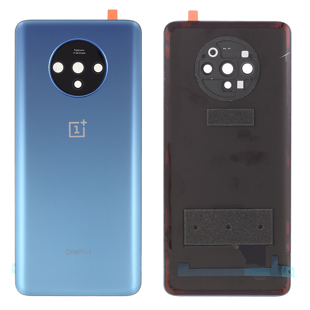 OEM Battery Cover Housing Door Back Case Replacement with Camera Lens Ring Cover for OnePlus 7T