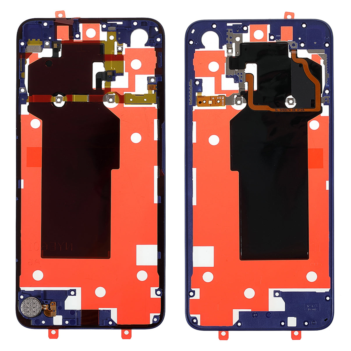 OEM Rear Housing Supporting Frame Battery Back Cover Bracket  with NFC Flex Cable (without Logo) for Honor 20/nova 5T