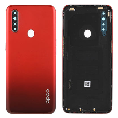 Battery Housing Back Cover with Camera Ring Lens Cover Replacement for Oppo A31 (2020)