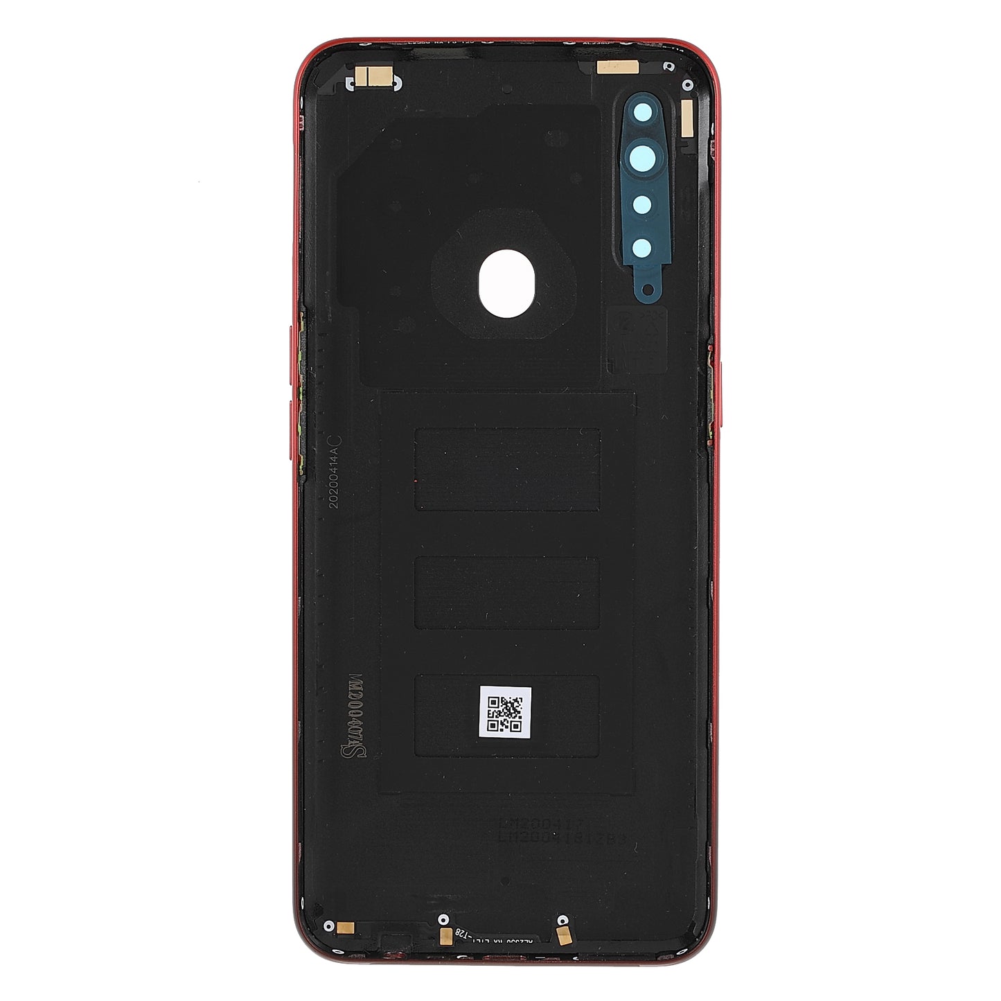 Battery Housing Back Cover with Camera Ring Lens Cover Replacement for Oppo A31 (2020)
