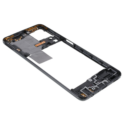 For Samsung Galaxy A22 4G (EU Version) A225 OEM Middle Plate Frame Replacement (without Logo) - Black