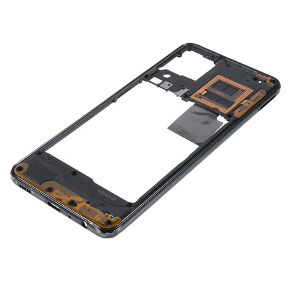 For Samsung Galaxy A22 4G (EU Version) A225 OEM Middle Plate Frame Replacement (without Logo) - Black
