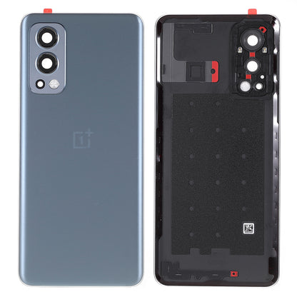 For OnePlus Nord 2 5G OEM Battery Back Cover Rear Door Housing Replacement with Camera Lens Ring Cover