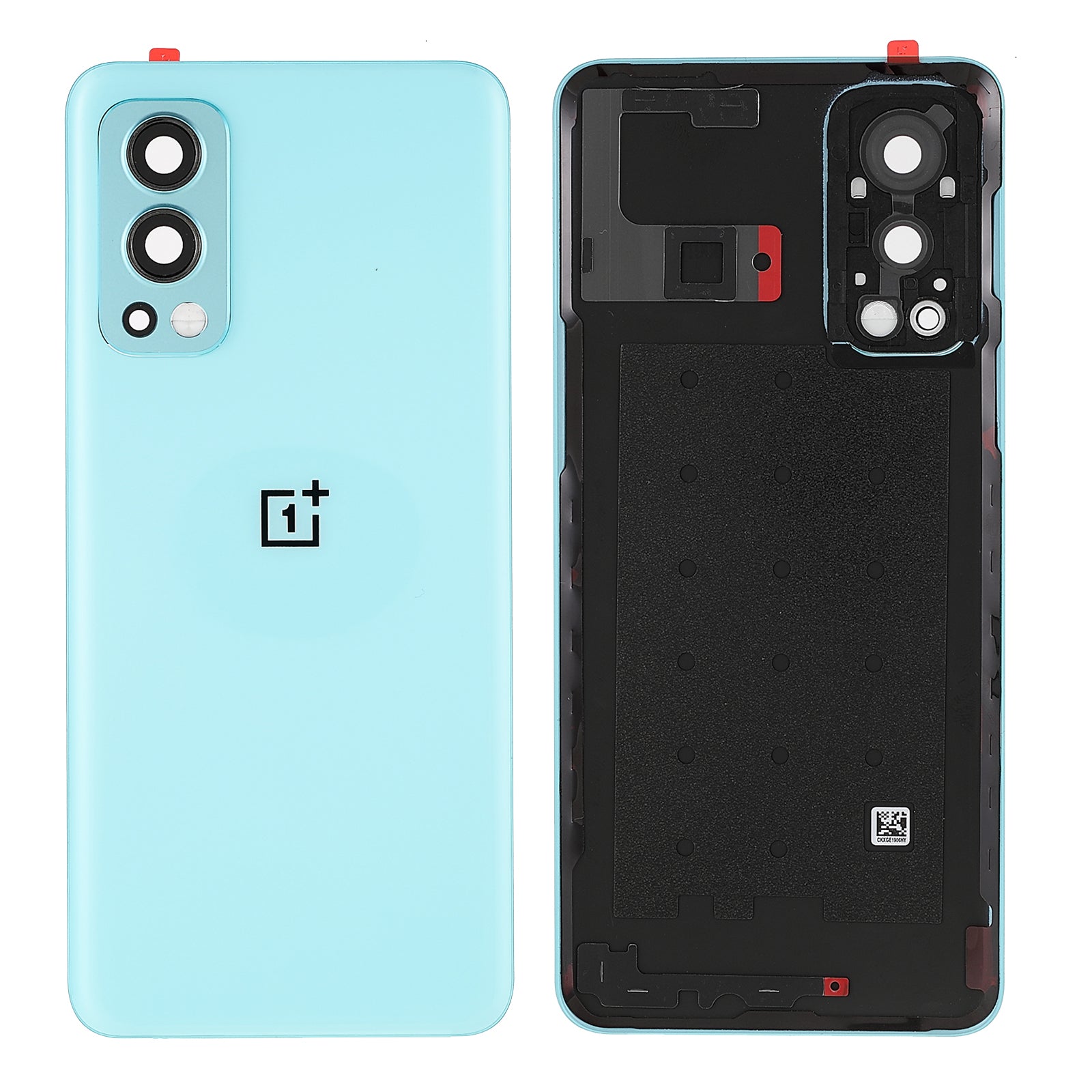 For OnePlus Nord 2 5G OEM Battery Back Cover Rear Door Housing Replacement with Camera Lens Ring Cover