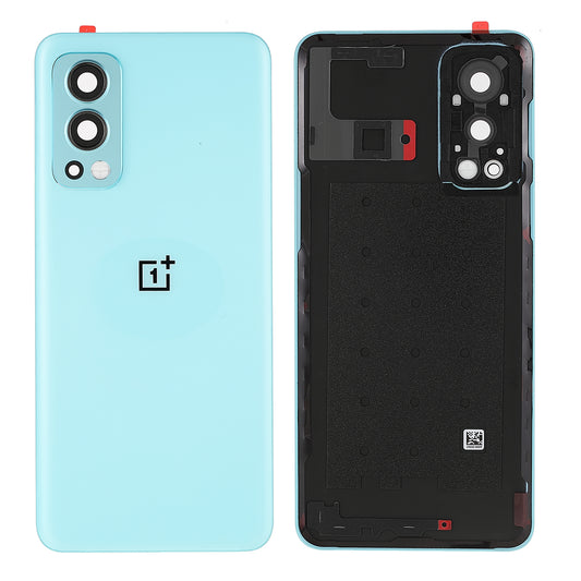 For OnePlus Nord 2 5G OEM Battery Back Cover Rear Door Housing Replacement with Camera Lens Ring Cover