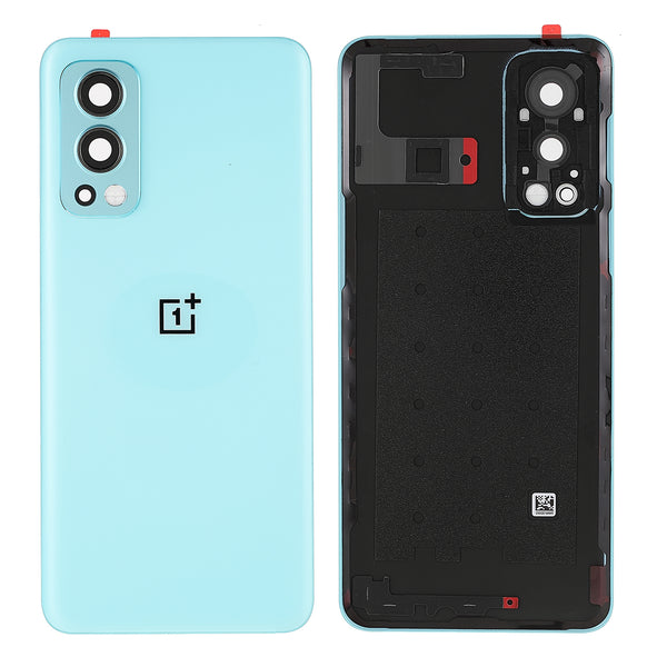 For OnePlus Nord 2 5G OEM Battery Back Cover Rear Door Housing Replacement with Camera Lens Ring Cover