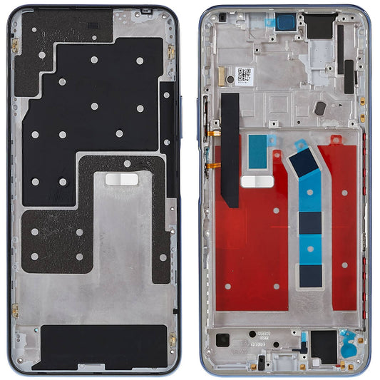 For Huawei Enjoy 20 Plus 5G / Y9a 4G OEM Front Housing Frame Repair Part (without Logo) - Blue