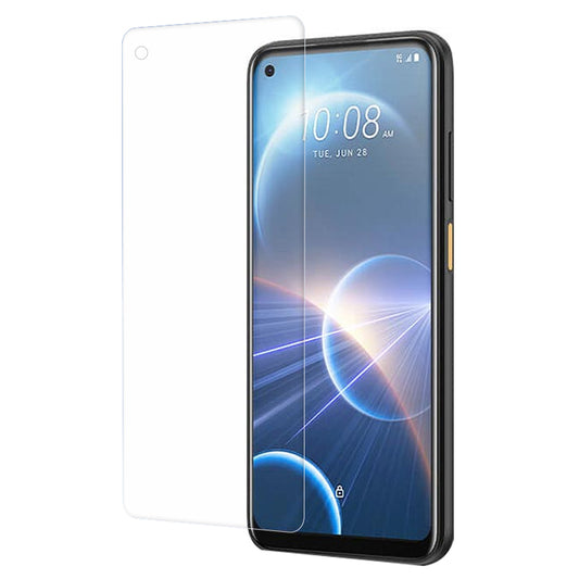 For HTC Desire 22 Pro 5G Bubble-free Soft Film Wear-resistant HD Clear PET Screen Protector