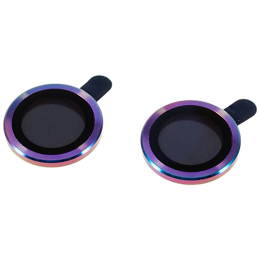 2Pcs / Set Phone Rear Camera Lens Protector for iPhone 14 6.1 inch / 14 Plus 6.7 inch, Anti-scratch High Transmittance Tempered Glass Lens Protection Film