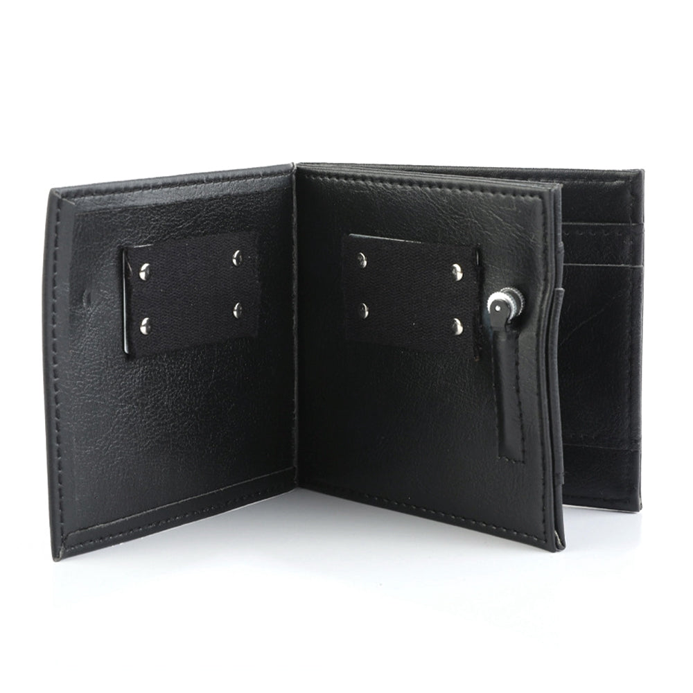 Flame Fire Wallet PU Leather Purse Magician Prop Stage Performance Show Magic Trick