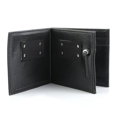 Flame Fire Wallet PU Leather Purse Magician Prop Stage Performance Show Magic Trick