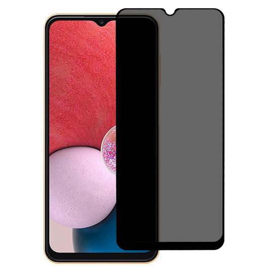 For Samsung Galaxy A13 4G Anti-spy Full Glue Anti-oil Silk Printing Full Screen High Aluminium-silicon Glass Film Tempered Glass Screen Protector