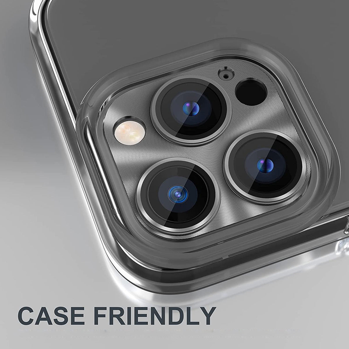 ENKAY HAT PRINCE For iPhone 14 Pro 6.1 inch / 14 Pro Max 6.7 inch Camera Lens Protector Aluminum Alloy + Tempered Glass Full Cover One-Piece Lens Film