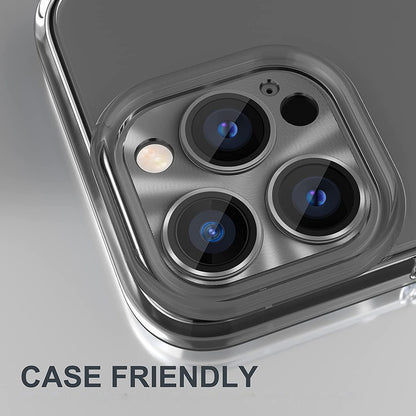 ENKAY HAT PRINCE For iPhone 14 Pro 6.1 inch / 14 Pro Max 6.7 inch Camera Lens Protector Aluminum Alloy + Tempered Glass Full Cover One-Piece Lens Film