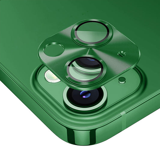 ENKAY HAT PRINCE For iPhone 14 6.1 inch / 14 Plus Full Cover Camera Lens Protector Aluminum Alloy + Tempered Glass Integrated Film