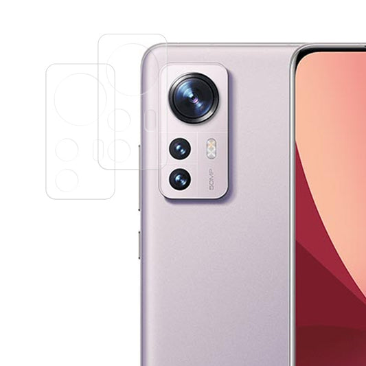 ENKAY HAT-PRINCE 2Pcs / Set for Xiaomi 12 Pro 5G / 12S Pro 5G / 12 Pro (Dimensity) 5G Camera Lens Protector Full Cover Full Glue 0.2mm 9H High Aluminum-silicon Glass Film