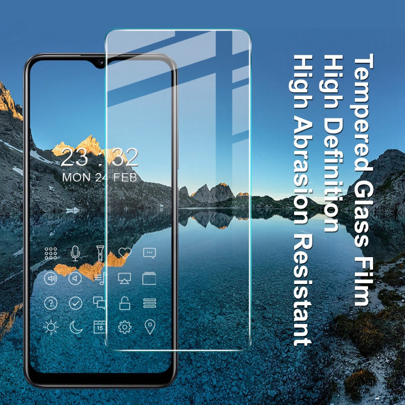 IMAK H Series for Realme Narzo 50i / Narzo 50A / C31 / Q5i 5G / vivo V23 5G Tempered Glass Film 9H Hardness Anti-Scratch HD Full Glue Screen Protector