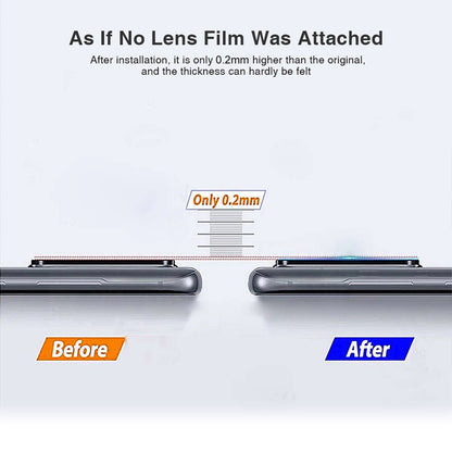 HAT PRINCE ENKAY For Samsung Galaxy Z Fold4 5G 1 Set Camera Lens Protector Tempered Glass Aluminum Alloy Ring HD Clear Lens Film