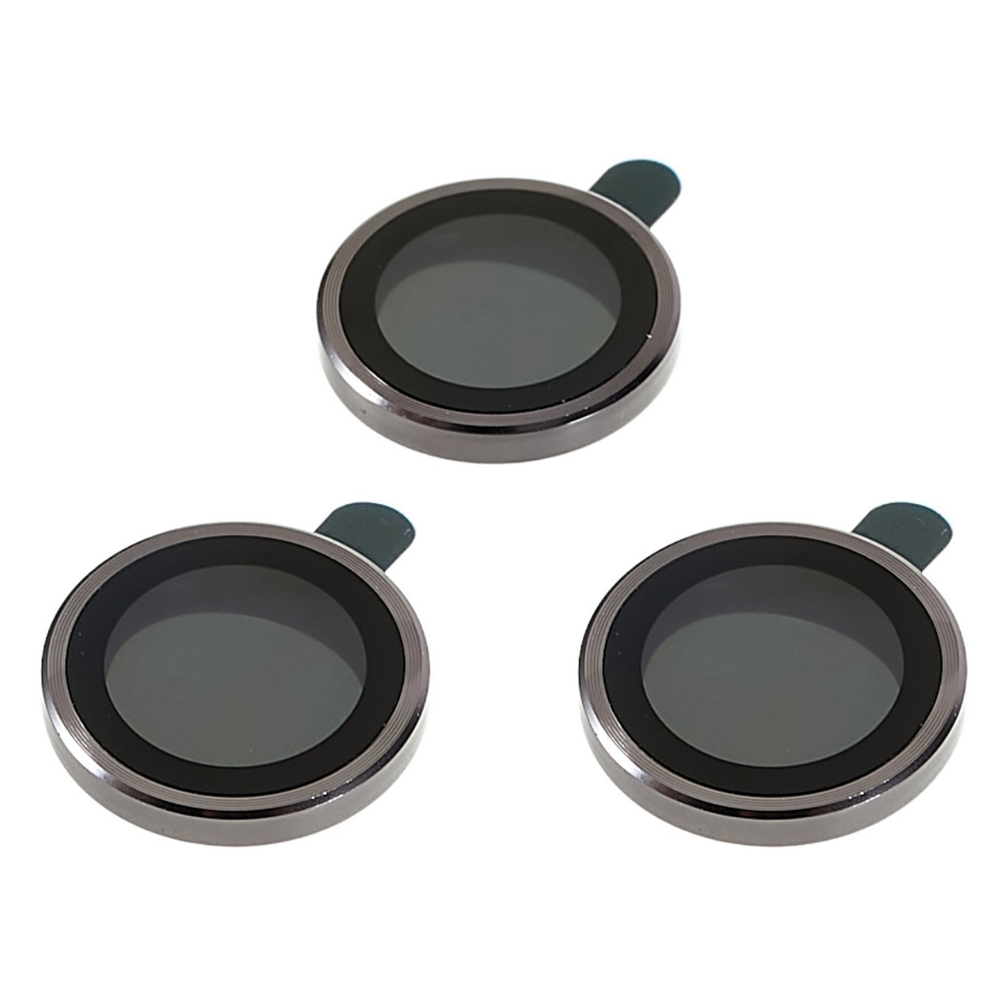 RURIHAI For iPhone 14 Pro 6.1 inch / 14 Pro Max 6.7 inch 1 Set 3D Camera Lens Protector Metal + Tempered Glass Anti-scratch Lens Film
