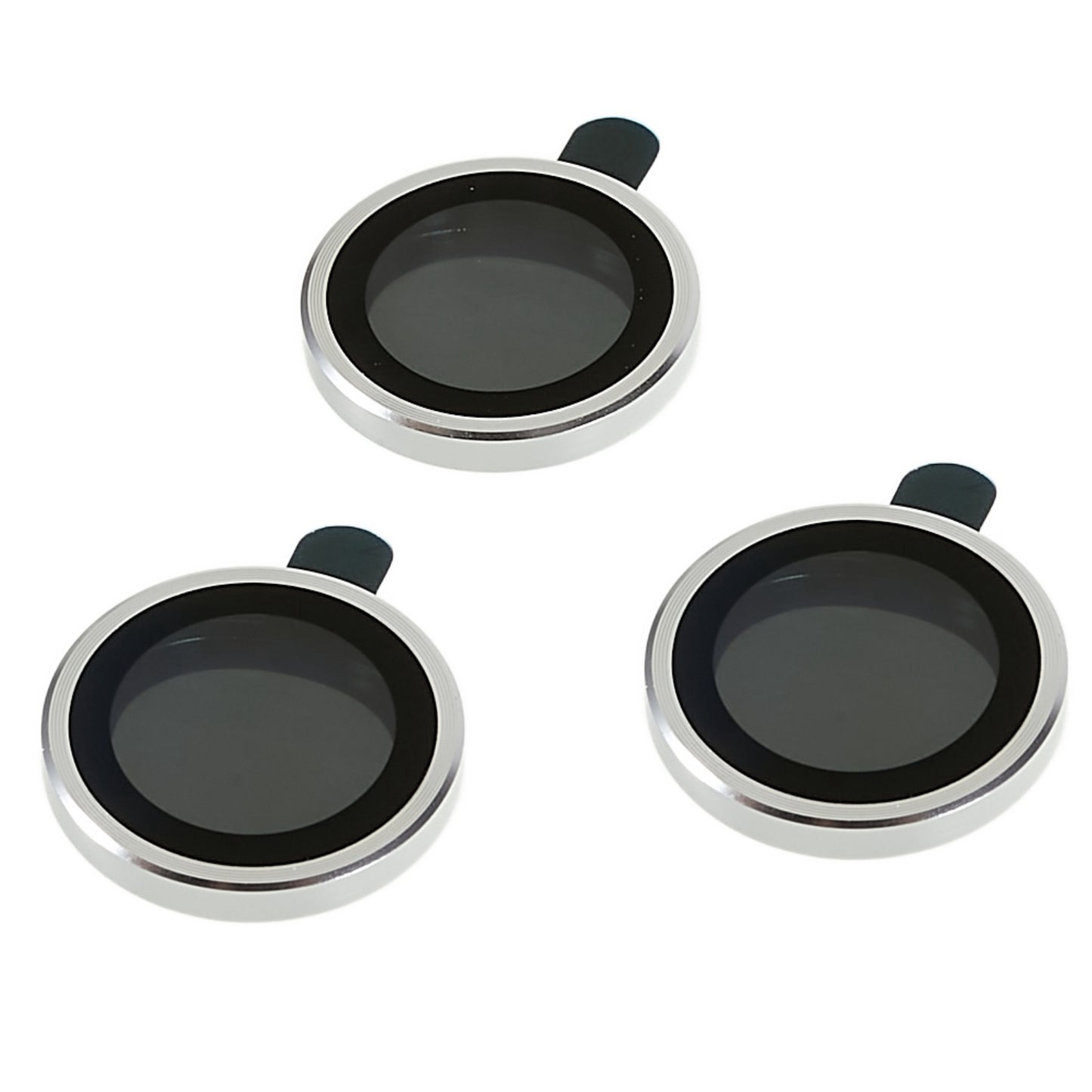 RURIHAI For iPhone 14 Pro 6.1 inch / 14 Pro Max 6.7 inch 1 Set 3D Camera Lens Protector Metal + Tempered Glass Anti-scratch Lens Film