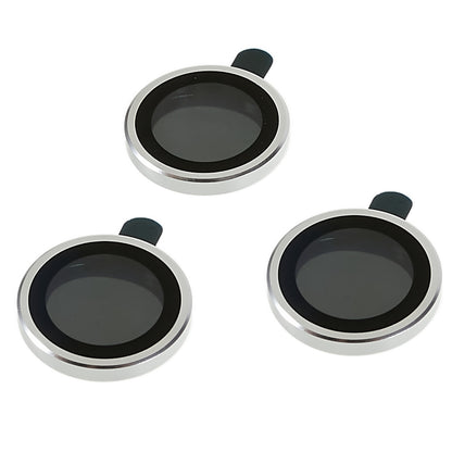 RURIHAI For iPhone 14 Pro 6.1 inch / 14 Pro Max 6.7 inch 1 Set 3D Camera Lens Protector Metal + Tempered Glass Anti-scratch Lens Film