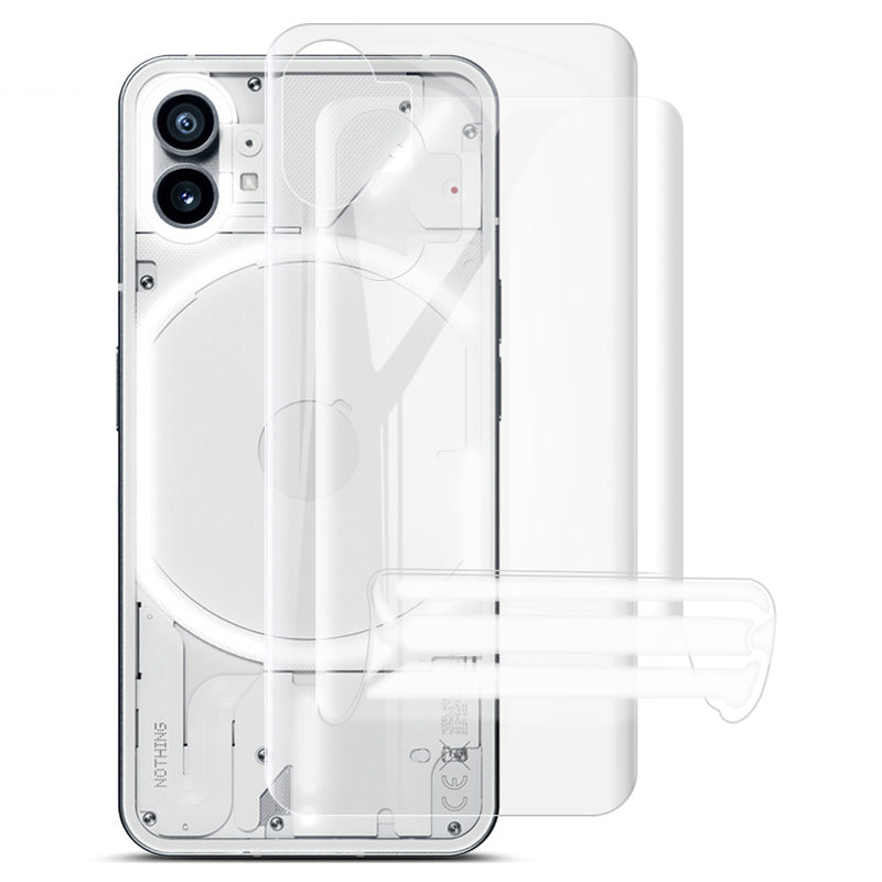 IMAK 2Pcs / Set Hydrogel Film III Full Coverage Back Protector for Nothing phone (1) 5G, TPU Transparent Phone Protective Film